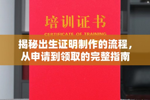 思茅揭秘出生证明制作的流程，从申请到领取的完整指南
