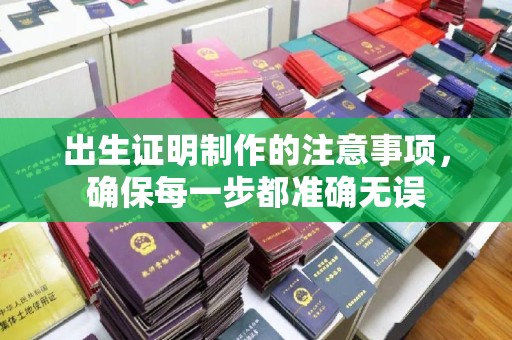 思茅出生证明制作的注意事项，确保每一步都准确无误
