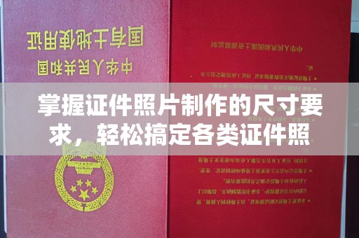 思茅掌握证件照片制作的尺寸要求，轻松搞定各类证件照