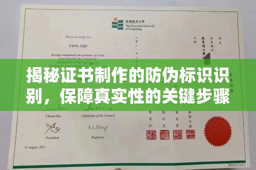 思茅揭秘证书制作的防伪标识识别，保障真实性的关键步骤