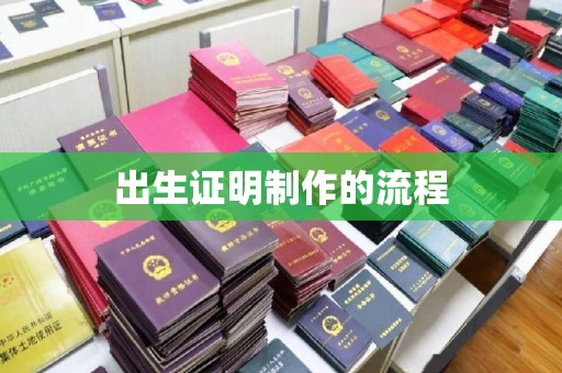 思茅出生证明制作的流程