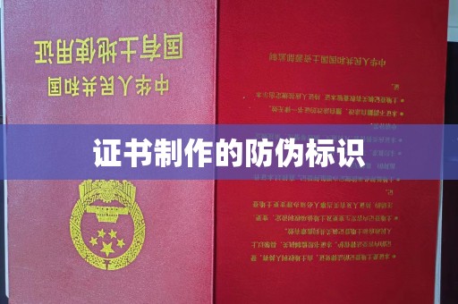 思茅证书制作的防伪标识