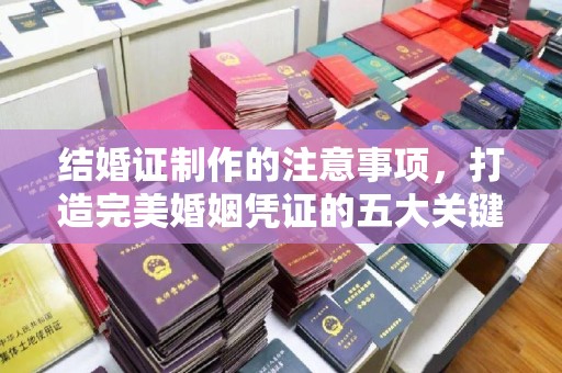 思茅结婚证制作的注意事项，打造完美婚姻凭证的五大关键点