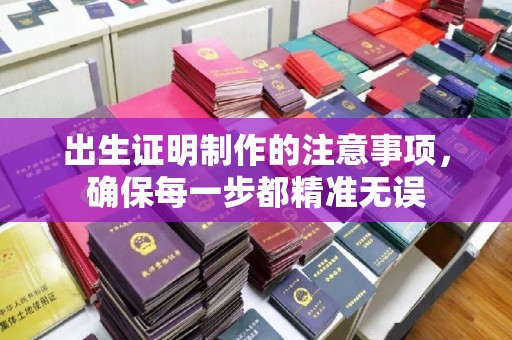 思茅出生证明制作的注意事项，确保每一步都精准无误