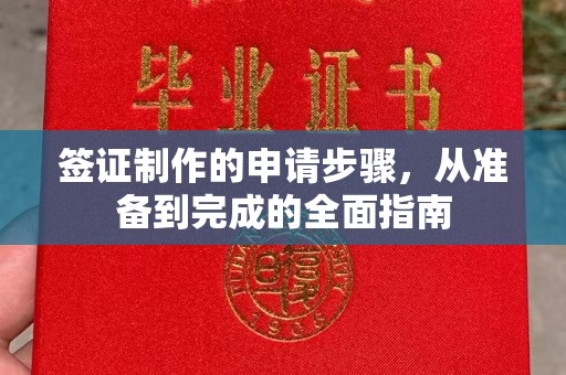 思茅签证制作的申请步骤，从准备到完成的全面指南