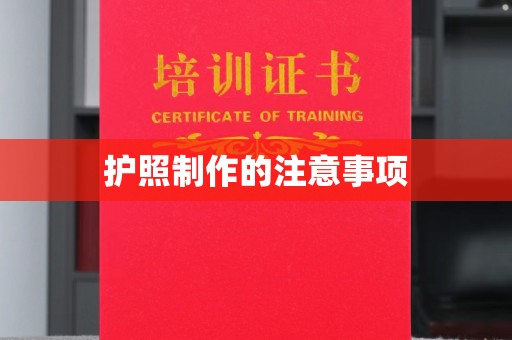 思茅护照制作的注意事项