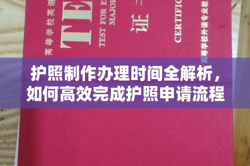 思茅护照制作办理时间全解析，如何高效完成护照申请流程