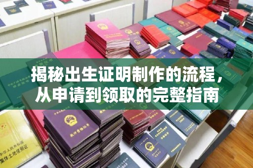 思茅揭秘出生证明制作的流程，从申请到领取的完整指南