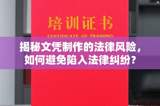思茅揭秘文凭制作的法律风险，如何避免陷入法律纠纷？